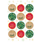 24 stickers de Noël M2