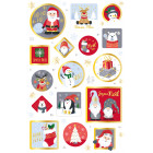 32 stickers de Noël M4