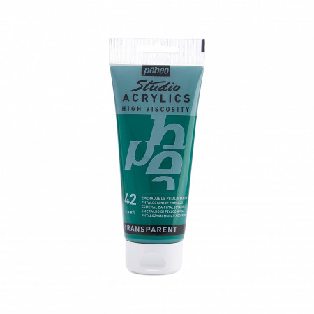 PEINTURE ACRYLIQUE STUDIO 100ML EMERAUD P