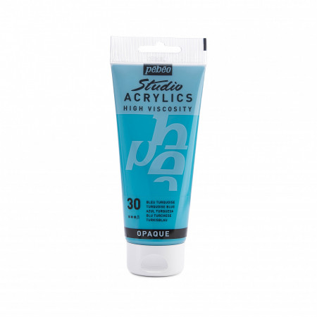 PEINTURE ACRYLIQUE STUDIO 100ML BLEU TUR