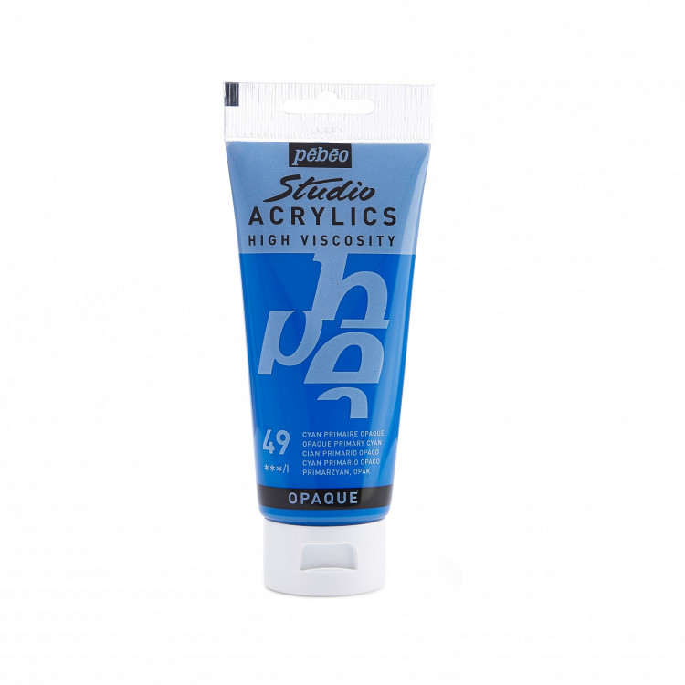 PEINTURE ACRYLIQUE STUDIO 100ML CYAN PRI