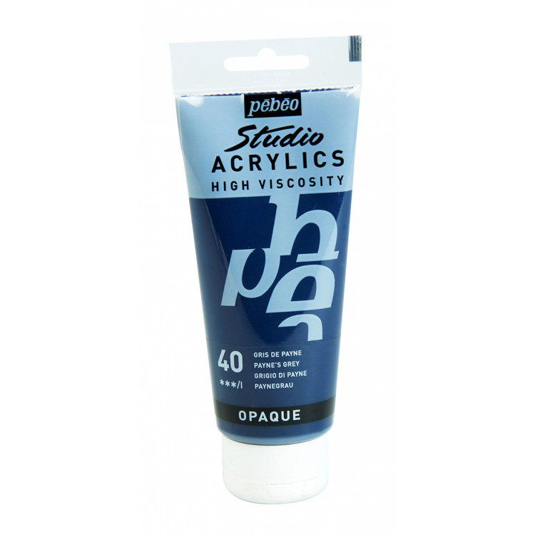 PEINTURE ACRYLIQUE STUDIO 100ML GRIS PAYN