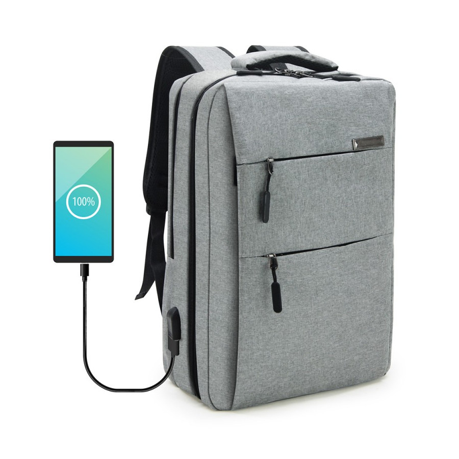 SAC A DOS URBAIN XL 15,6' MULTPOCH USB - BuroStock Réunion