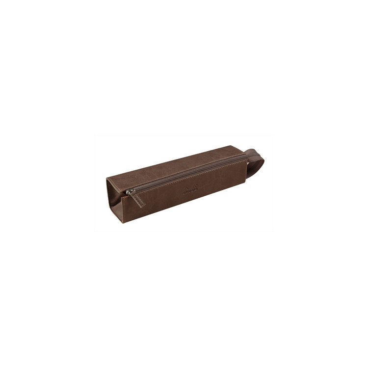 Trousse plumier Rhodiarama Chocolat