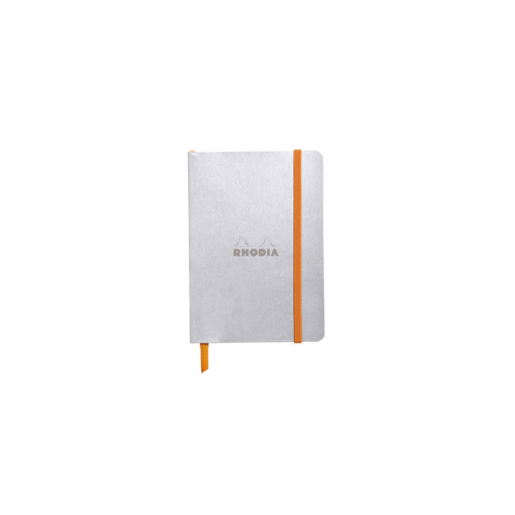 Carnet Rhodiar souple A6 Silver 144p 90g