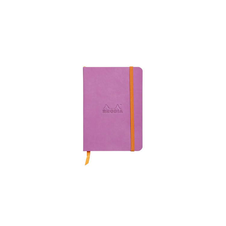 Carnet Rhodiar souple A6 Lilas 144p 90g