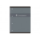 Cahier Conquérant spirale 4tr A4 160 pages 70G Q5/5 GRIS