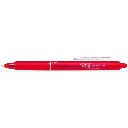 STYLO FRIXION BALL CLICKER - 0,7mm - EPAISSEUR DE TRAIT - ROUGE