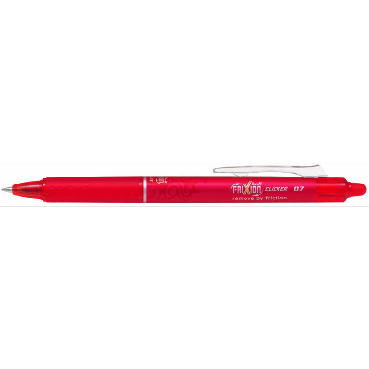 STYLO FRIXION BALL CLICKER - 0,7mm - EPAISSEUR DE TRAIT - ROUGE