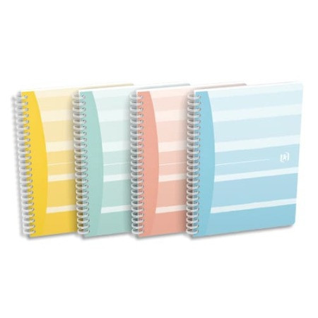 Cahier Oxford ICONIC spirale A5 120 pages