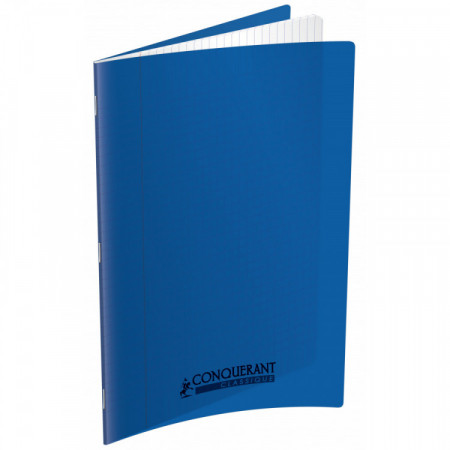 CAHIER POLYPRO 24X32 96P SEYES BLEU