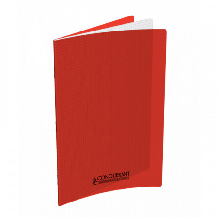 CAHIER POLYPRO 24*32 96P 5X5 ROUGE