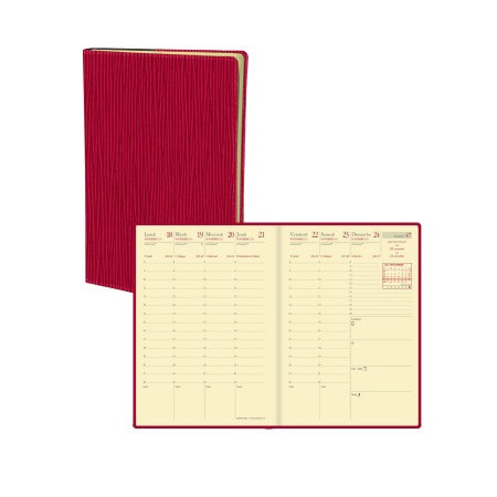 AGENDA AFFAIR PRESTI J/D 10X15CM SAH. ROU