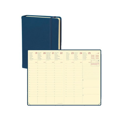 AGENDA AFFAIR PRES J/D 10X15CM SILK MARIN