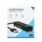 HUB 3 USB 2.0 + RJ45