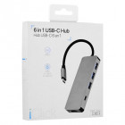 HUB USB-C 6 IN1 ALUMINIUM