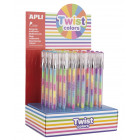 STYLOS ENCRE GEL GLITTER TWIST