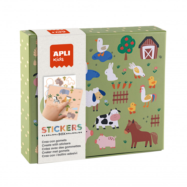 BOITE STICKERS ANIMAUX ET LEUR HABITAT