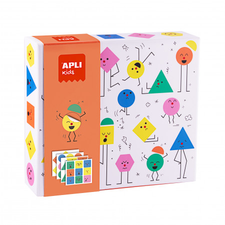 BOITE STICKERS EMOTIONS GEOMETRIQUES