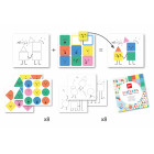 BOITE STICKERS EMOTIONS GEOMETRIQUES