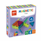 JEU BLOCS MAGNETIQUES GEO 3D TRANSPARENTS