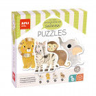 BOITE MY FIRST PUZZLES SAVANE 16U 22X22X5 CM