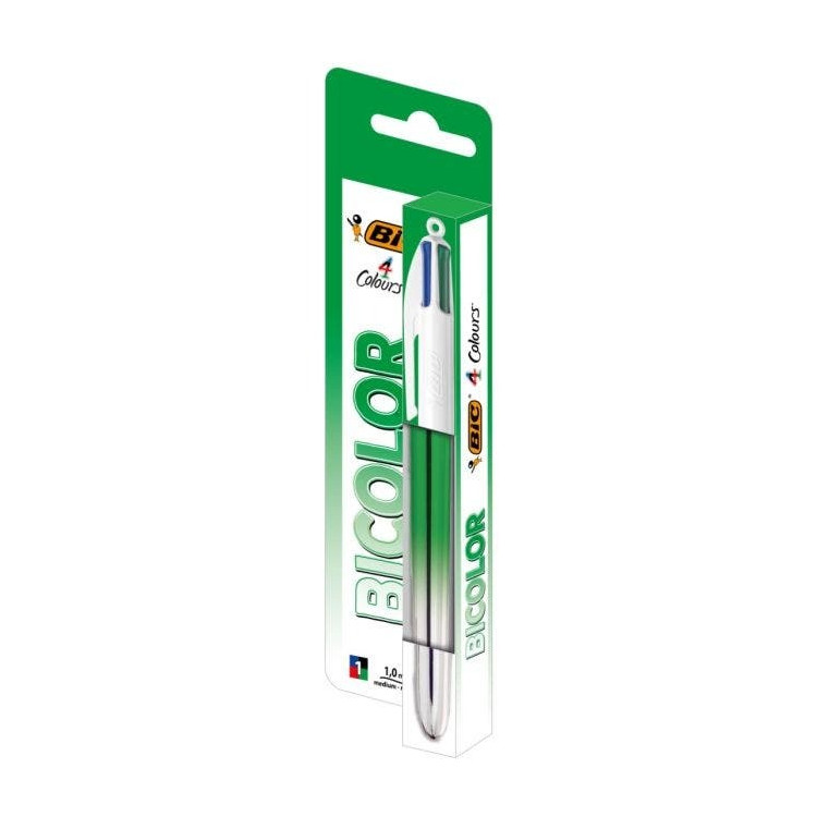 STYLO 4 COUL BICOLOR VERT