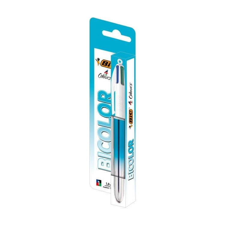 STYLO 4 COUL BICOLOR TURQUOISE