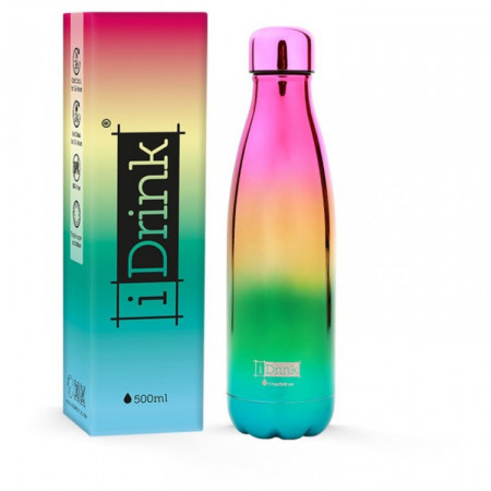 BOUTEILLE THERMIQUE 500ML METALLIC RAINBOW