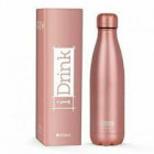 BOUTEILLE THERMIQUE 500ML ROSE METALLISE