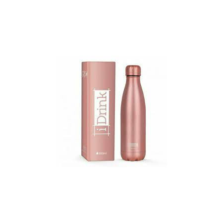 BOUTEILLE THERMIQUE 500ML ROSE METALLISE