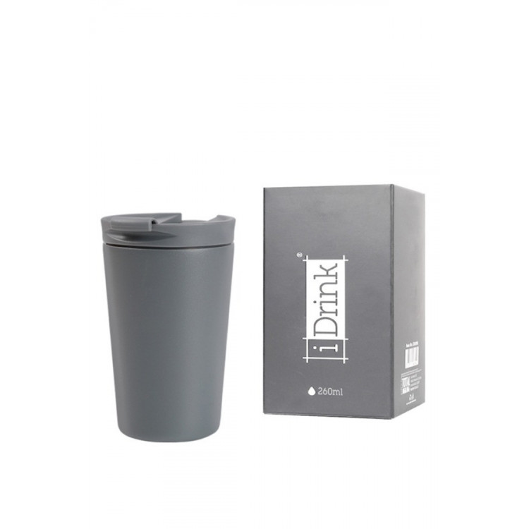 TASSE METALLIQUE GRIS 260 ML