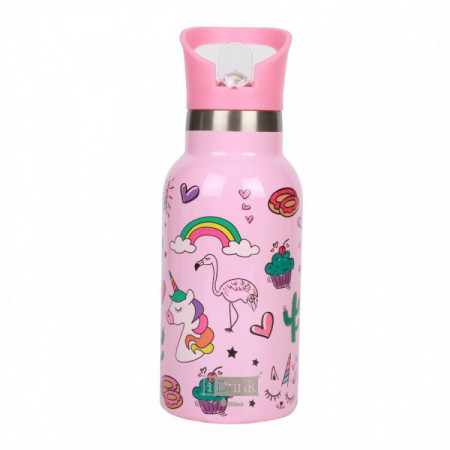 BOUTEILLE THERMIQUE 350ML KIDS ROSE