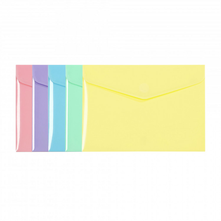 POCHETTE ENVELOPPE A5 PROPYSOFT RAINBOW PASTEL