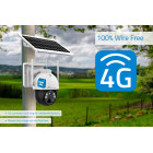 Caméra Solaire Motorisée 4G 2K Nivian