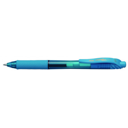 STYLO ROLLER ENCRE GEL - ENERGEL RETRACTABLE - 0,7mm - EPAISSEUR DE TRAIT BLEU CLAIR