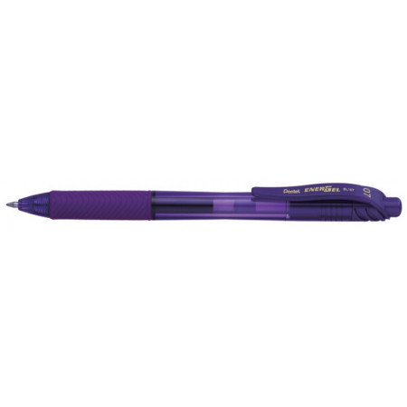 STYLO ROLLER ENCRE GEL - ENERGEL RETRACTABLE - 0,7mm - EPAISSEUR DE TRAIT VIOLET