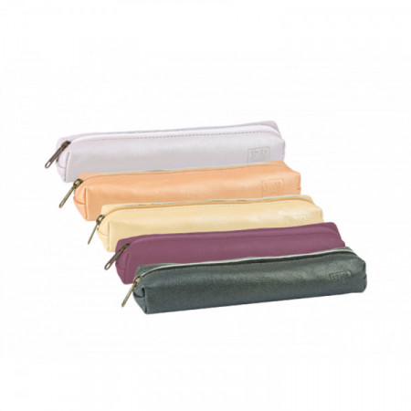 Petite trousse Rect. cuir Irisé 5 CL ASS