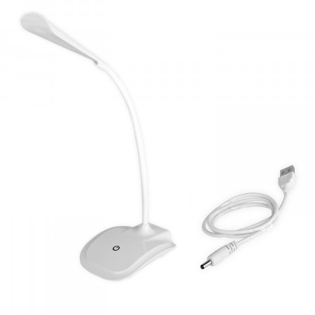 LAMPE BUREAU LED BRAS FLEX BATT USB
