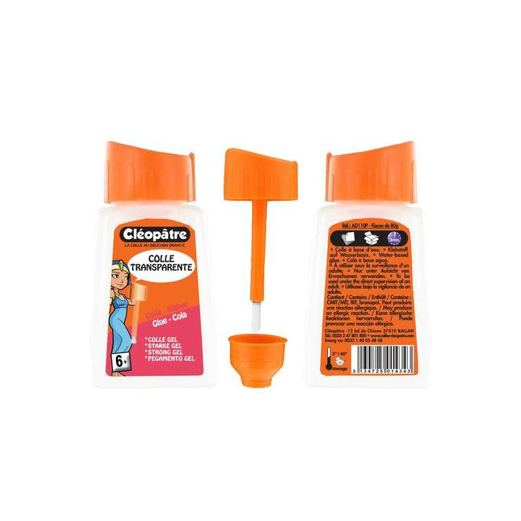 COLLE TRANSP FORTE "ADHÉS" 80GR PINCEAU