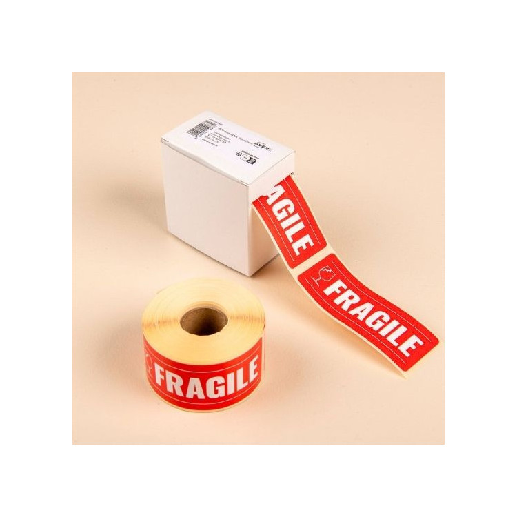 300 étiquett Fragile ADH 98X40 MM