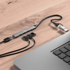 HUB USB-C - 3 USB-C + USB3.0