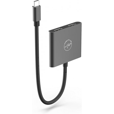 ADAPTATEUR USB-C - 4 EN 1 SPACE GREY