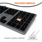 CLAVIER FILAIRE PC ULTRASLIM - DARK GREY