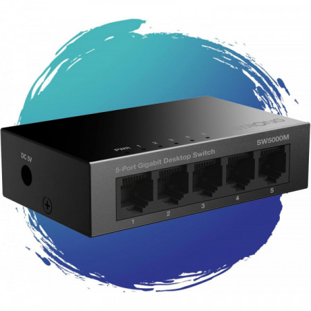SWITCH 5-PORT GIGABIT