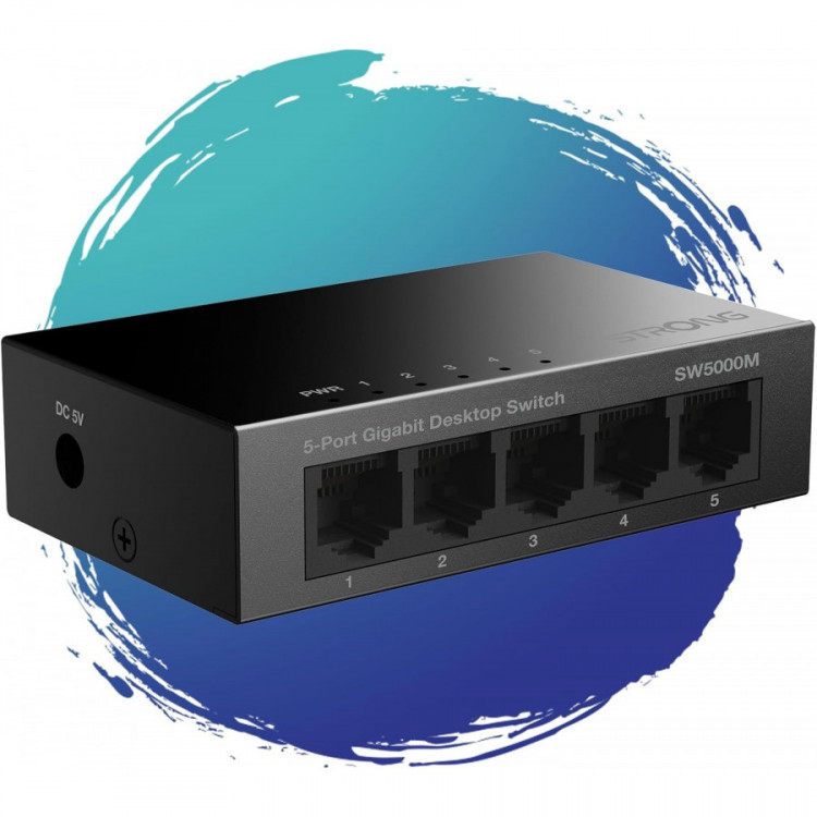 SWITCH 5-PORT GIGABIT