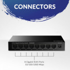 SWITCH 8-PORT GIGABIT