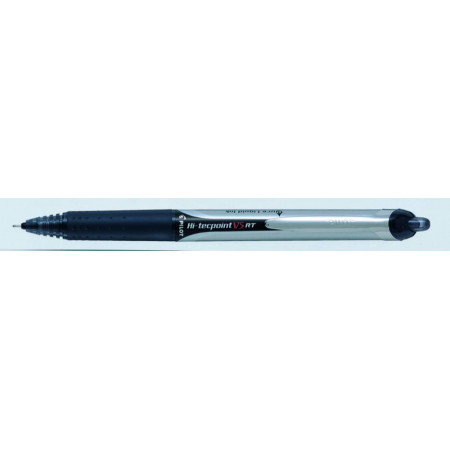 STYLO ROLLER ENCRE LIQUIDE - HI-TECPOINT V5 RT - 0,5mm - EPAISSEUR DE TRAIT - NOIR