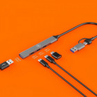 HUB USB-C - 3 USB-C + USB3.0