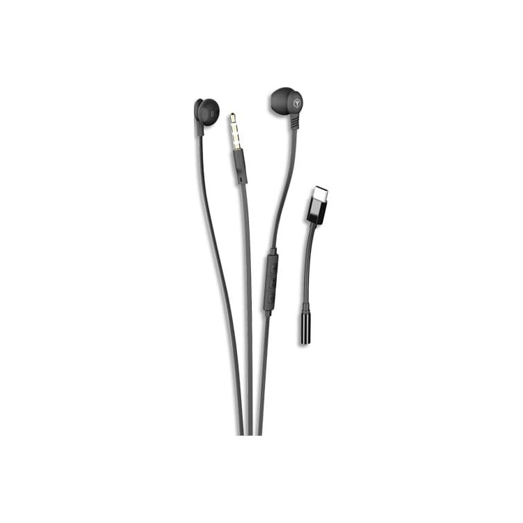 ECOUTEUR FILAIRE USB C SALTO BLK